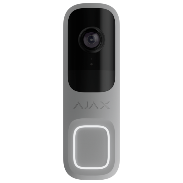 Vídeo timbre Ajax con IA integrada, sensor PIR 4Mp color Blanco AJ-DOORBELL-4-GRE